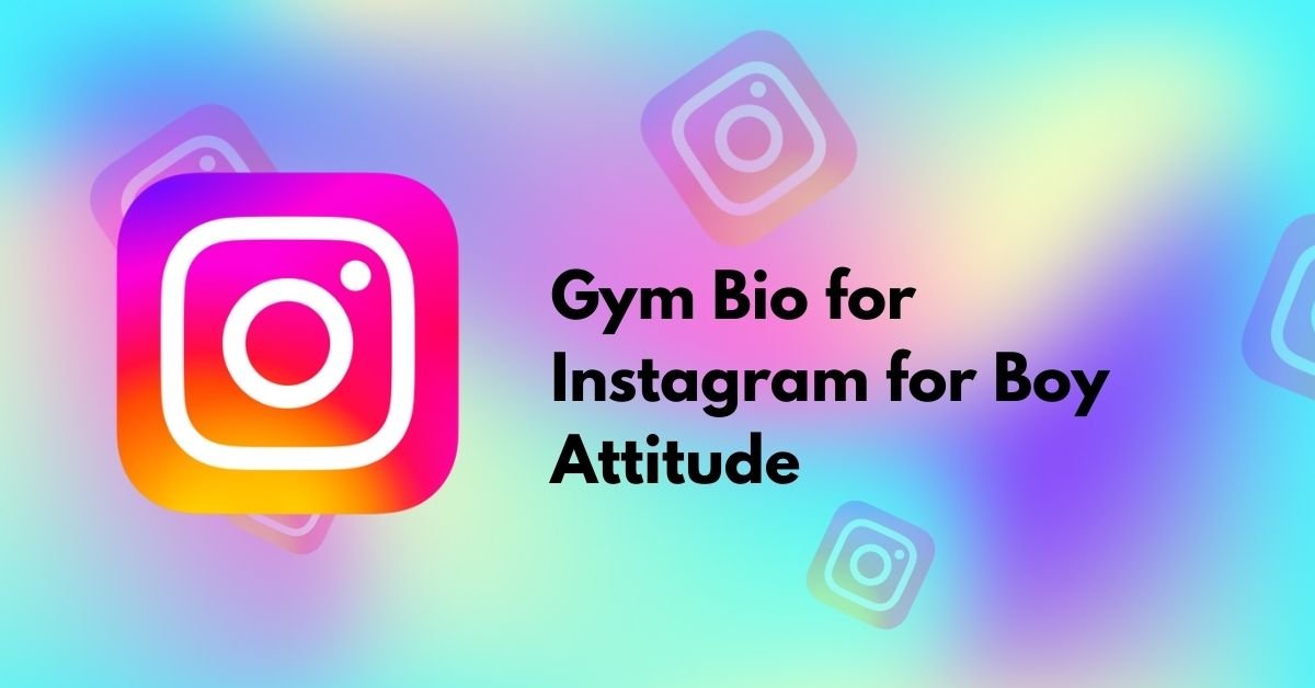 Gym Bio for Instagram for Boy Attitude