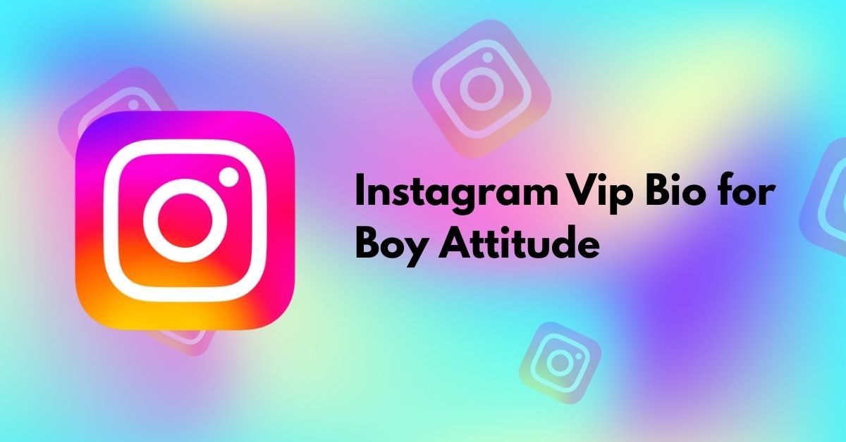Instagram Vip Bio for Boy Attitude