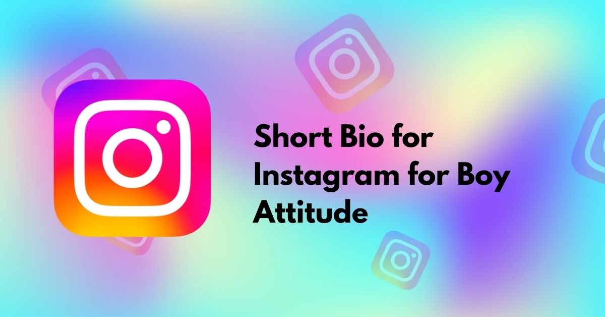 Short Bio for Instagram for Boy Attitude