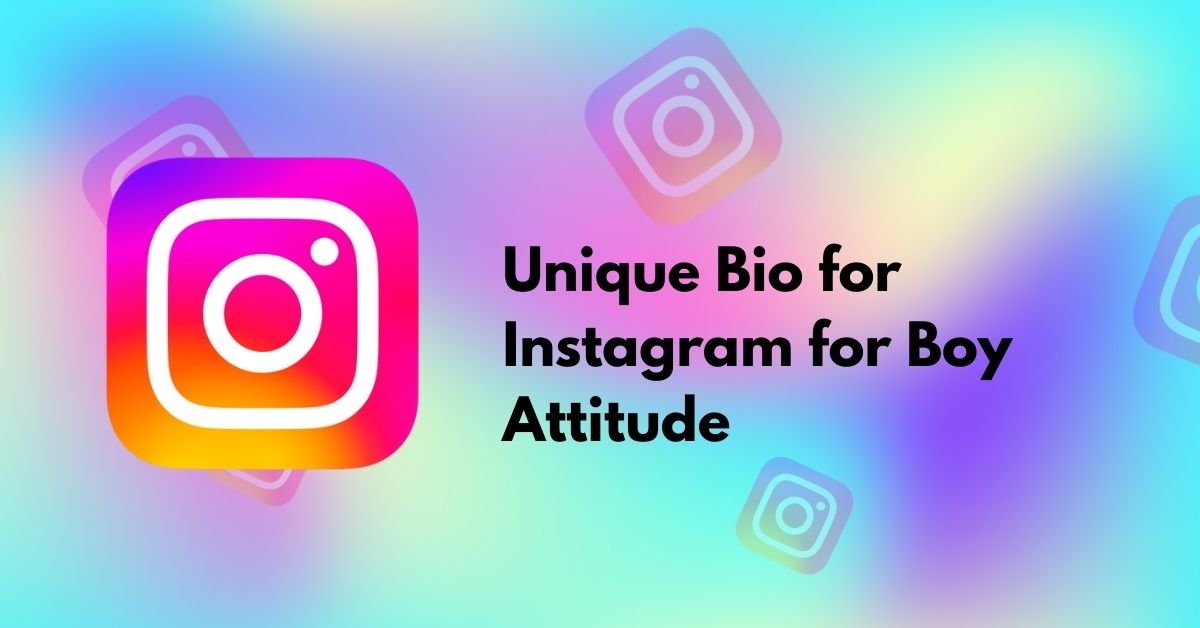 Unique Bio for Instagram for Boy Attitude